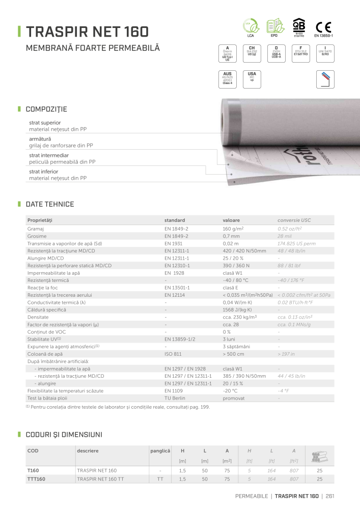 Rothoblaas - Benzi, materiale de etanșare și bandă n.: 20281 - Pagina 261