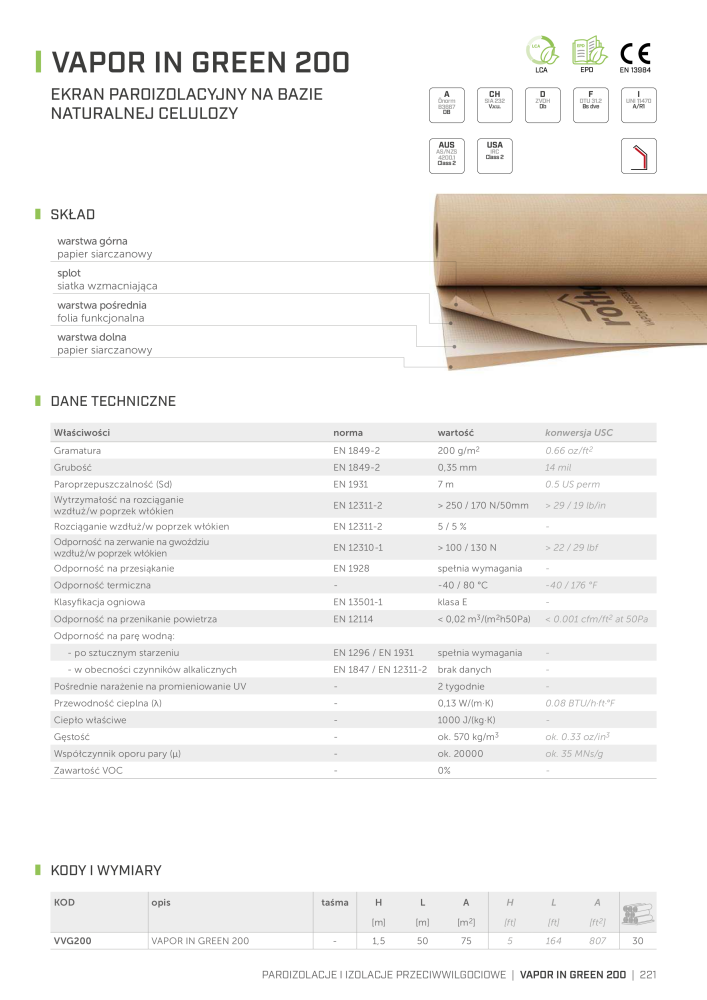 Rothoblaas - Taśmy, uszczelniacze i wstęgi n.: 20283 - Pagina 221