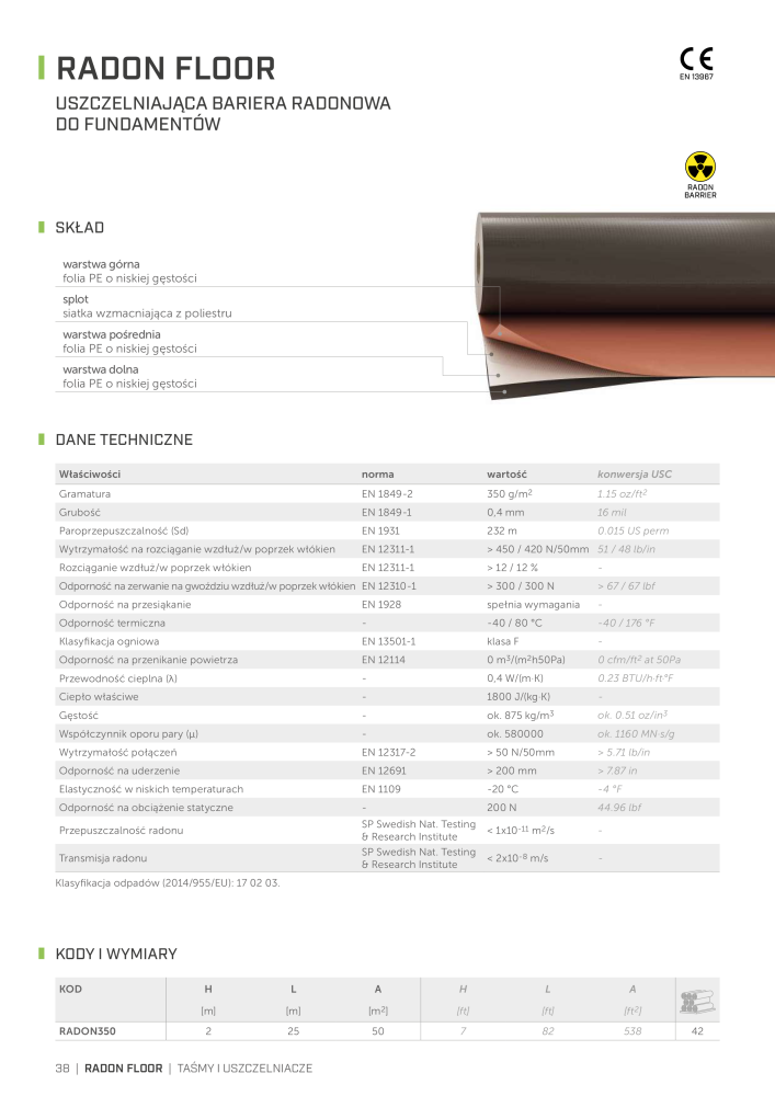 Rothoblaas - Taśmy, uszczelniacze i wstęgi NO.: 20283 - Page 38