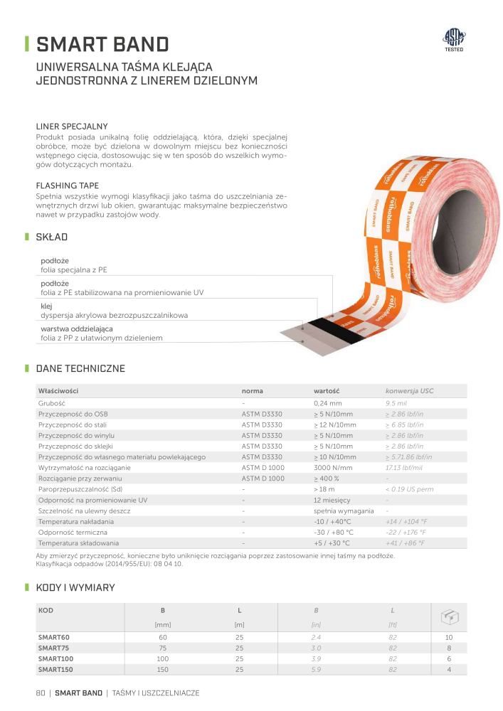 Rothoblaas - Taśmy, uszczelniacze i wstęgi NR.: 20283 - Pagina 80