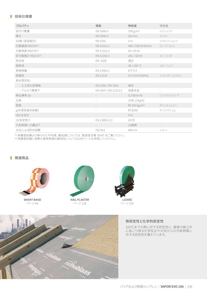 Rothoblaas - テープ、シーラント、ウェブ NR.: 20285 - Seite 239