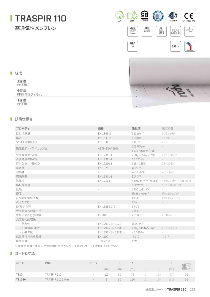 Rothoblaas - テープ、シーラント、ウェブ Nº: 20285 - Página 253