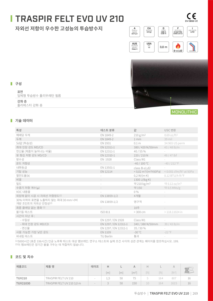 Rothoblaas - 테이프, 실란트 및 웹 NR.: 20286 - Strona 269