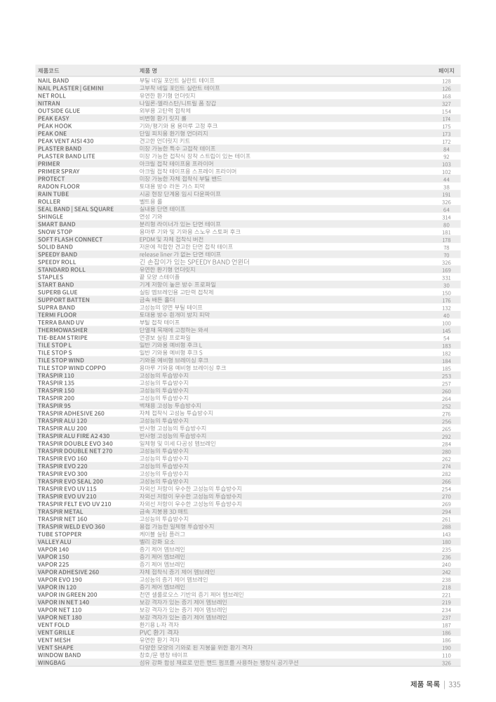 Rothoblaas - 테이프, 실란트 및 웹 NR.: 20286 - Strona 335