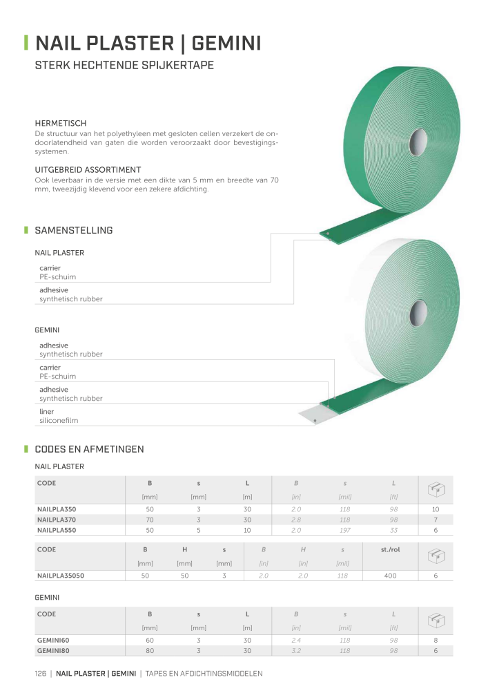 Rothoblaas - Tapes, kitten en webs NR.: 20288 - Pagina 126