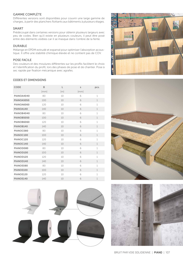 Rothoblaas - Solutions d'insonorisation n.: 20290 - Pagina 105