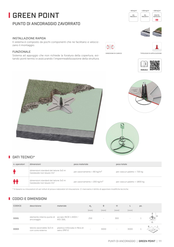 Rothoblaas - Sistemi anticaduta e dispositivi di sicurezza NO.: 20292 - Page 111