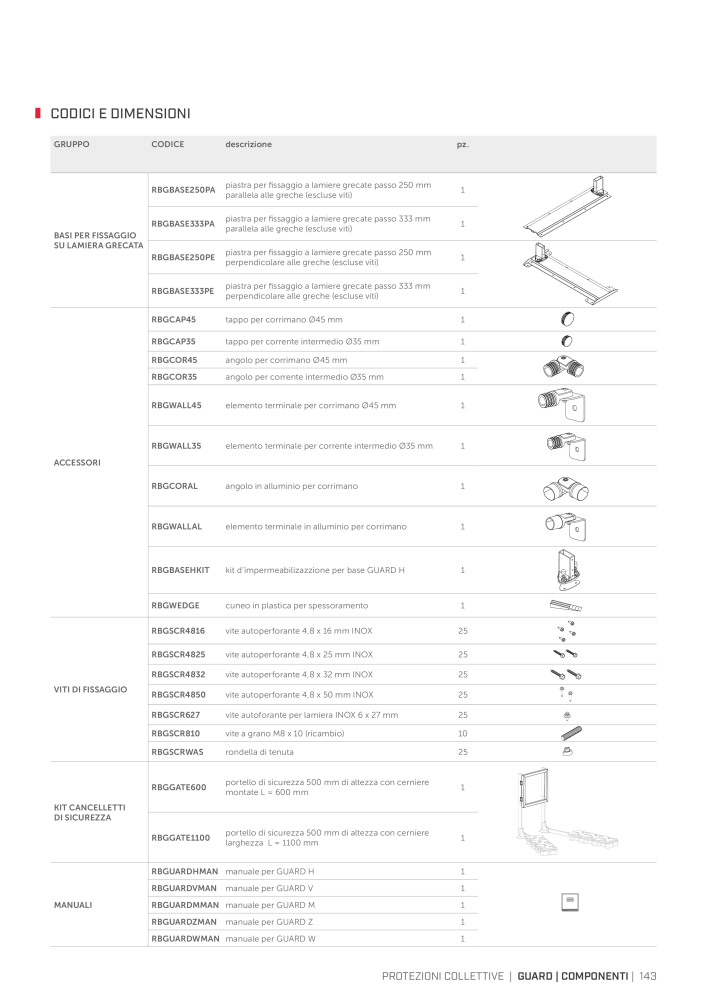 Rothoblaas - Sistemi anticaduta e dispositivi di sicurezza n.: 20292 - Pagina 143