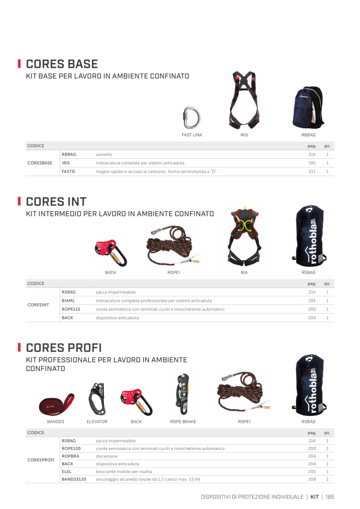 Rothoblaas - Sistemi anticaduta e dispositivi di sicurezza NR.: 20292 - Seite 185