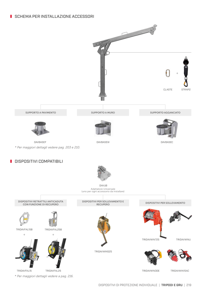 Rothoblaas - Sistemi anticaduta e dispositivi di sicurezza n.: 20292 - Pagina 219