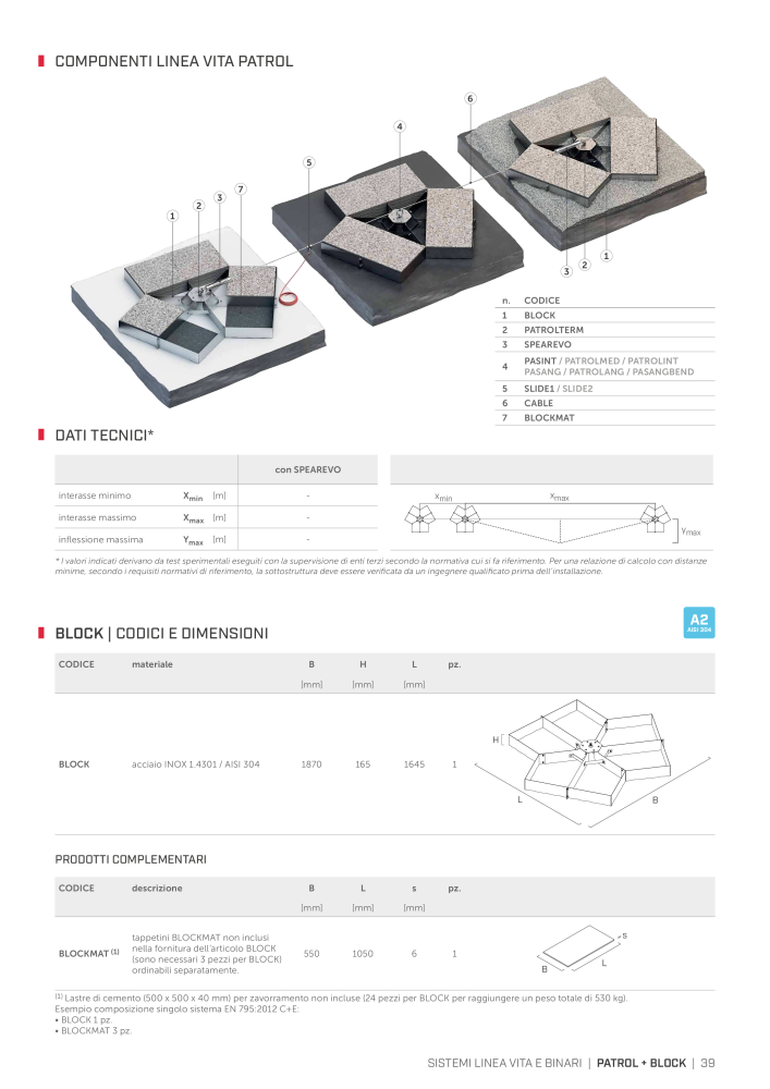 Rothoblaas - Sistemi anticaduta e dispositivi di sicurezza n.: 20292 - Pagina 39