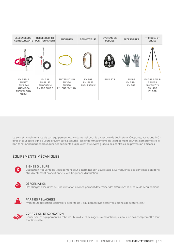 Rothoblaas - Systèmes antichute et dispositifs de sécurité NO.: 20293 - Page 171