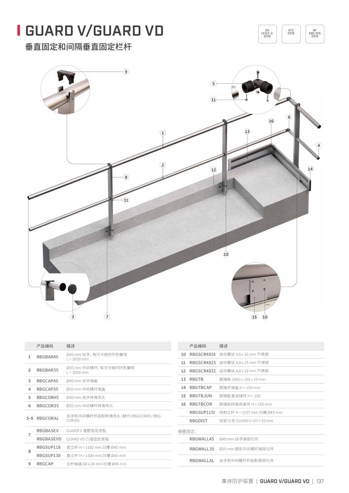 Rothoblaas - 防坠落系统和安全装置 Nb. : 20294 - Page 137