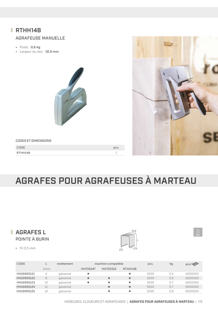 Rothoblaas - Outils pour la construction en bois NO.: 20297 - Page 115