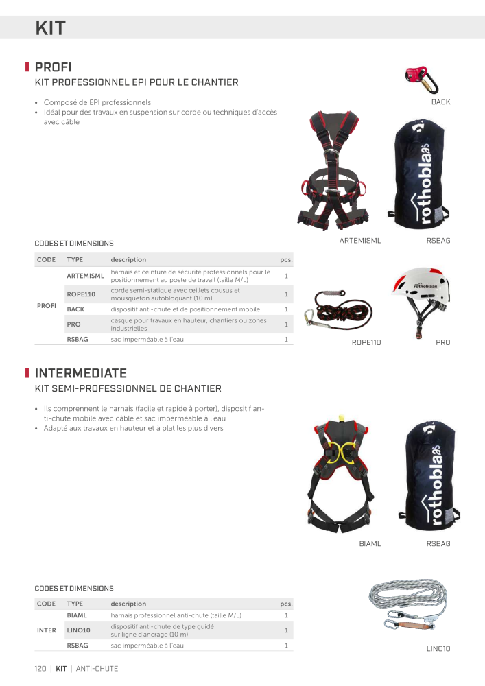 Rothoblaas - Outils pour la construction en bois Nº: 20297 - Página 120