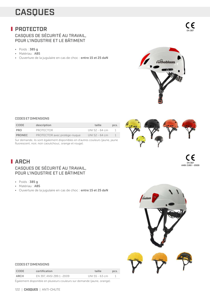 Rothoblaas - Outils pour la construction en bois Nº: 20297 - Página 122