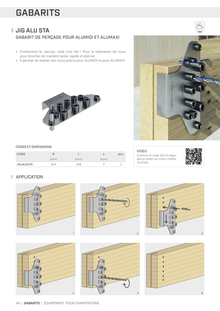 Rothoblaas - Outils pour la construction en bois Nb. : 20297 - Page 34