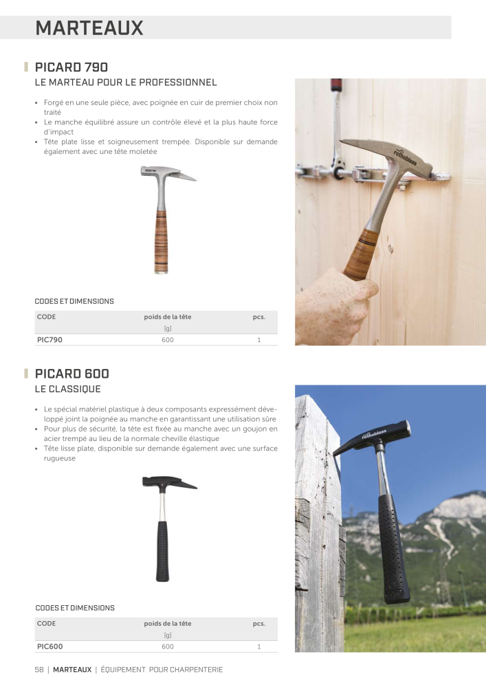 Rothoblaas - Outils pour la construction en bois NO.: 20297 - Page 58