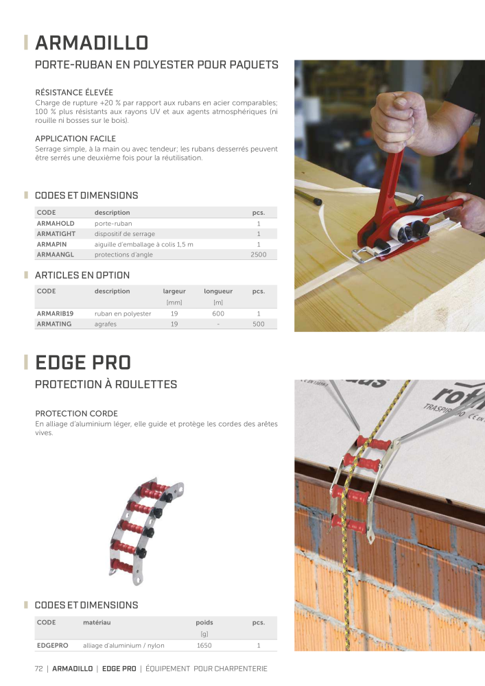 Rothoblaas - Outils pour la construction en bois NO.: 20297 - Page 72