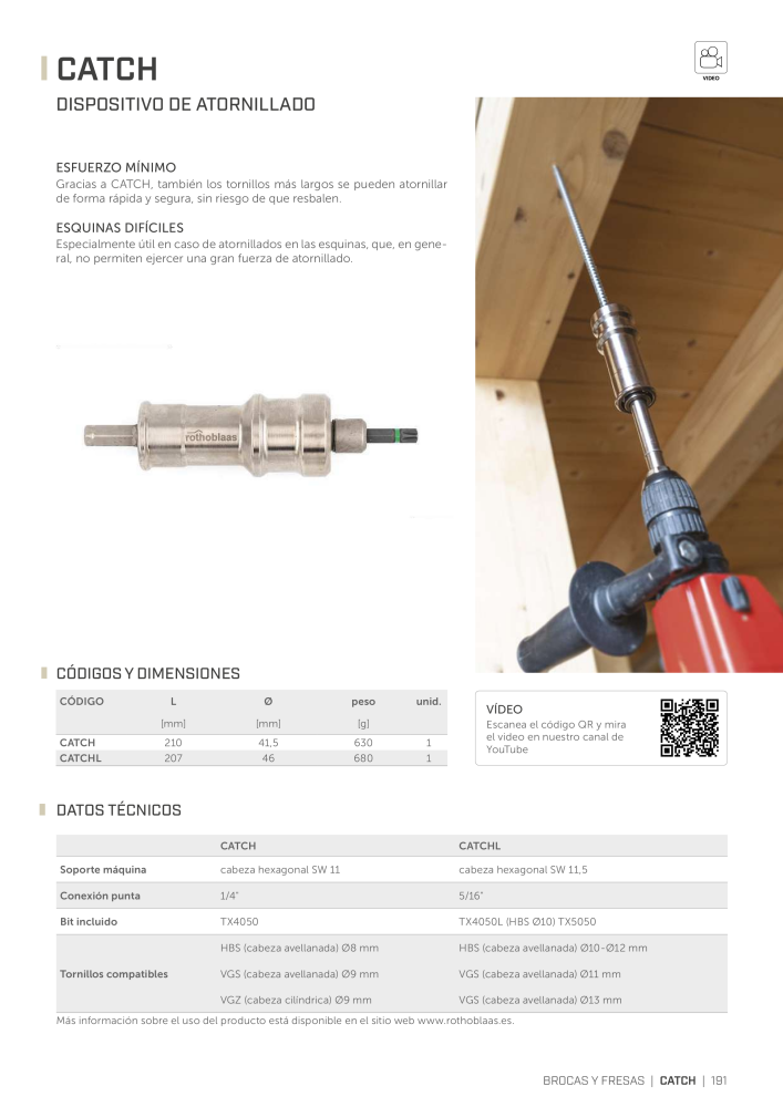 Rothoblaas - Herramientas para la construcción en madera NO.: 20299 - Page 191