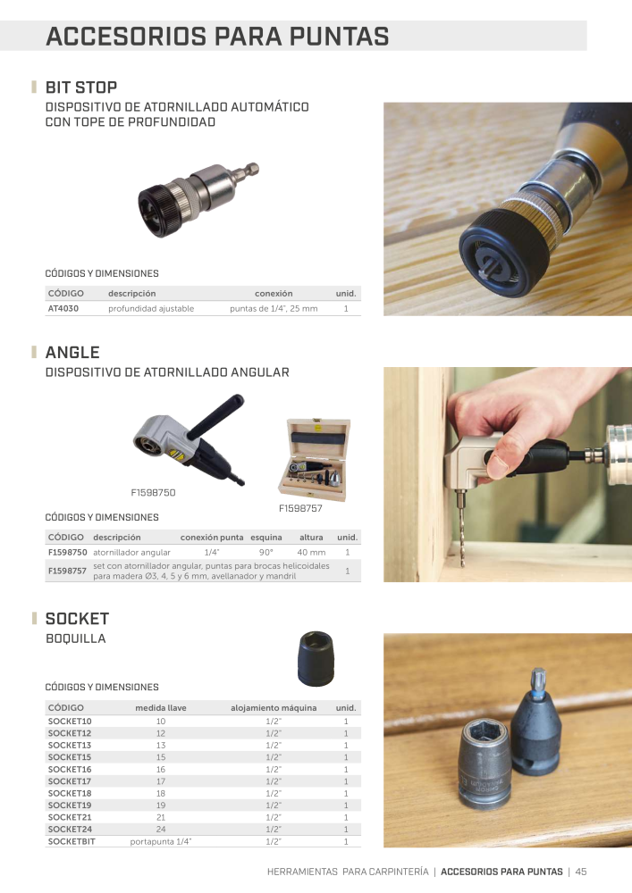 Rothoblaas - Herramientas para la construcción en madera Nb. : 20299 - Page 45