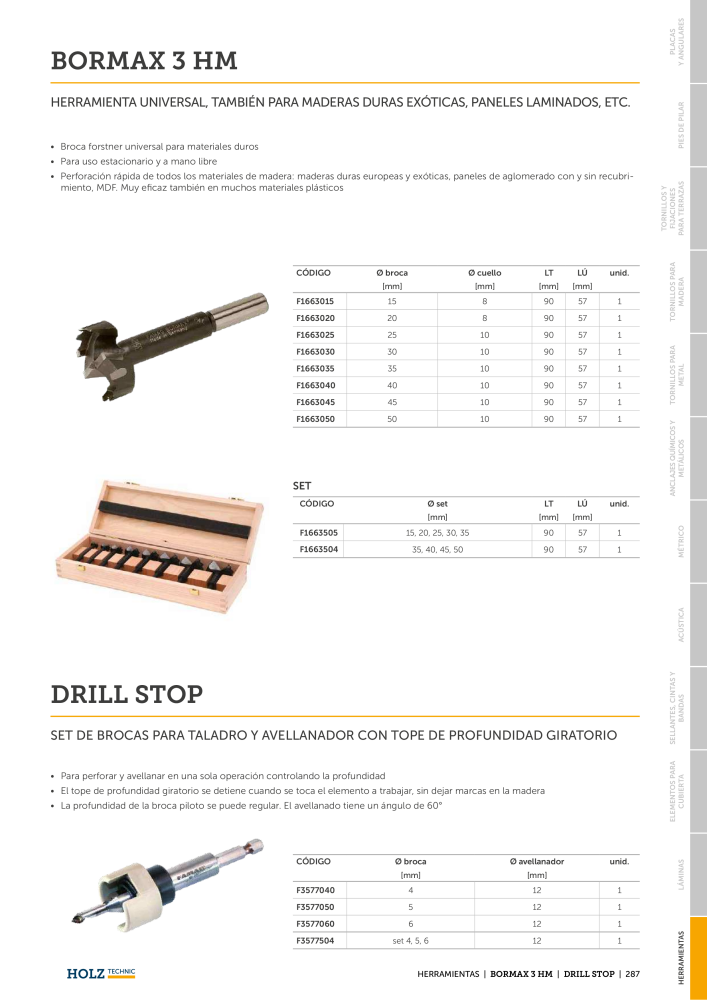 Catálogo Holz Technic Nº: 20301 - Página 289