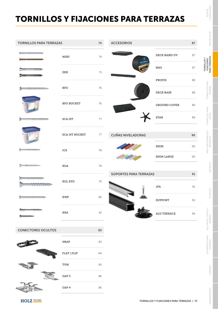 Catálogo Holz Technic Nb. : 20301 - Page 75