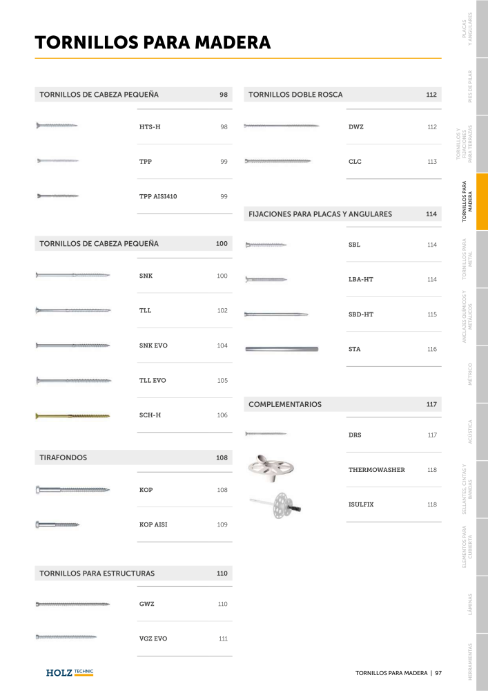 Catálogo Holz Technic Nº: 20301 - Página 99