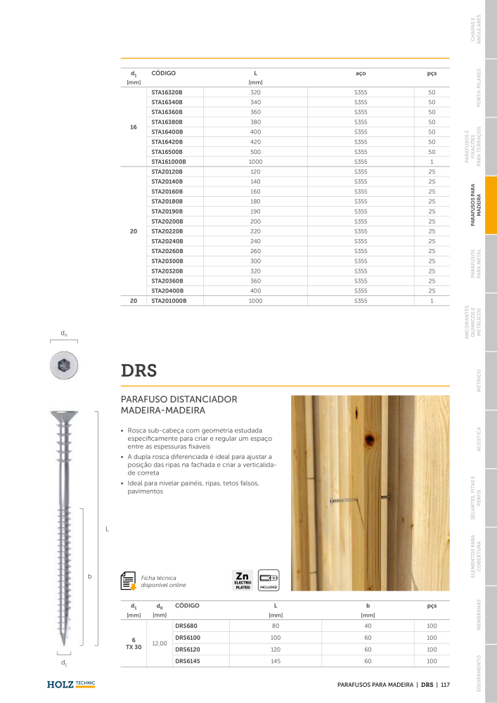 Holz Technic Catálogo PT Nb. : 20302 - Page 119