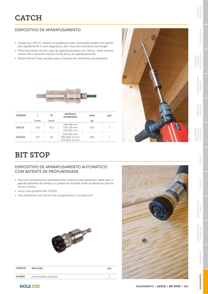 Holz Technic Catálogo PT NO.: 20302 - Page 265