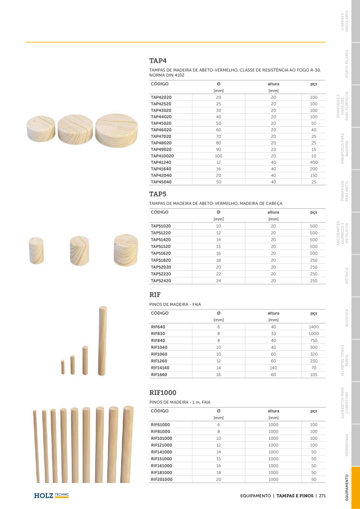 Holz Technic Catálogo PT NR.: 20302 - Seite 273