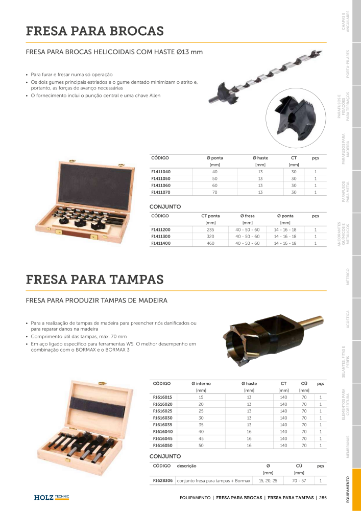 Holz Technic Catálogo PT Nº: 20302 - Página 287