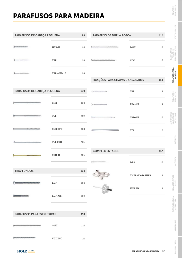 Holz Technic Catálogo PT Nº: 20302 - Página 99