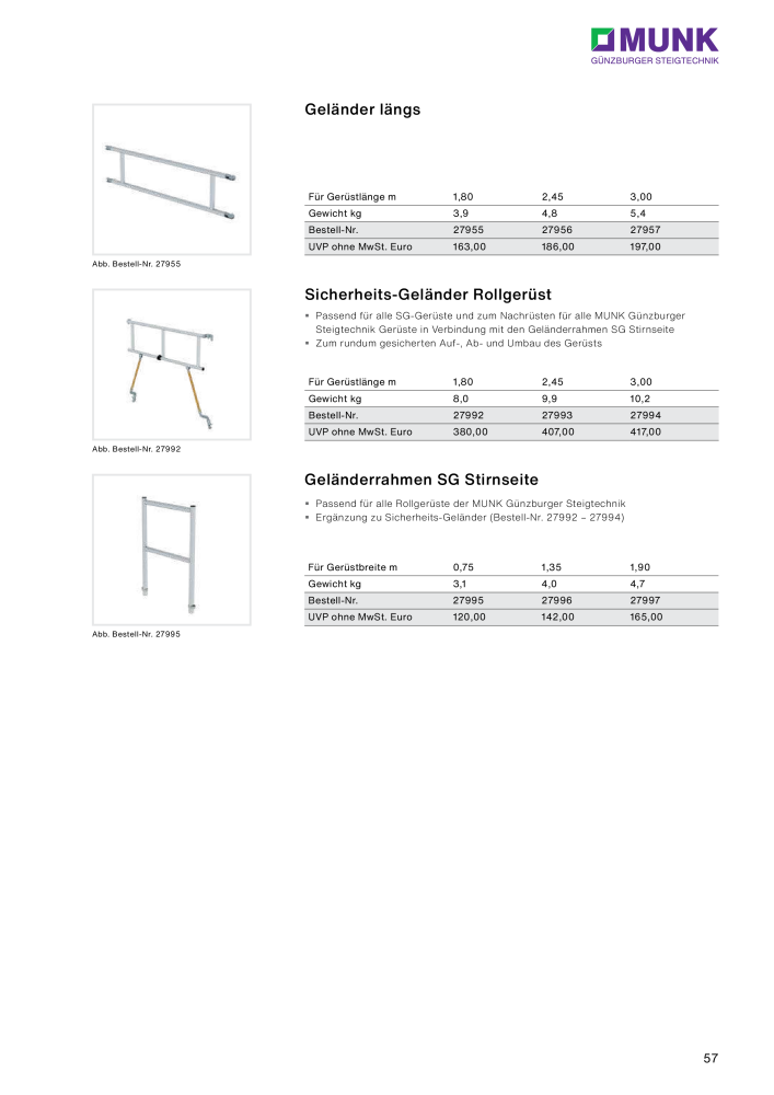 MUNK - Gerüste NR.: 20315 - Seite 57