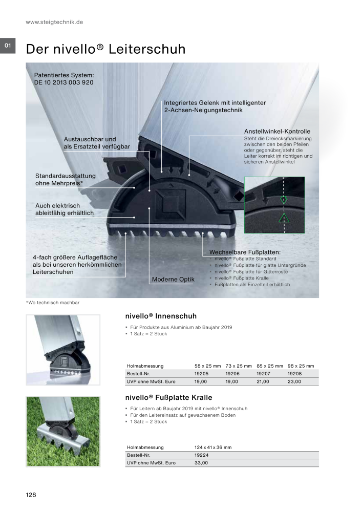 MUNK - Leitern, Plattformen, Podesttreppen und FlexxLift NR.: 20318 - Pagina 128