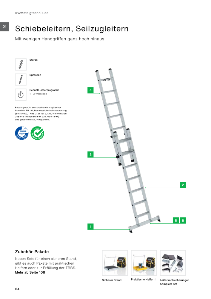 MUNK - Leitern, Plattformen, Podesttreppen und FlexxLift NR.: 20318 - Seite 64