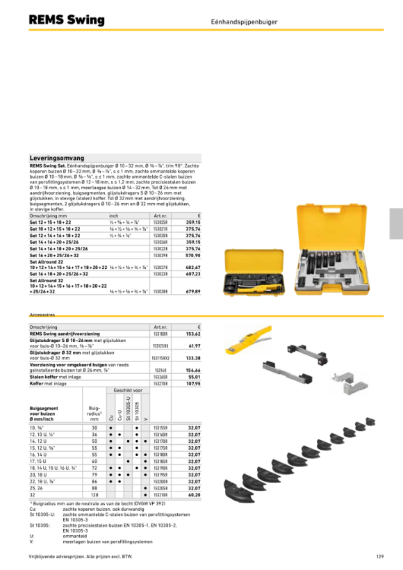 REMS Buigsegment Ø 20, R40 153304 R