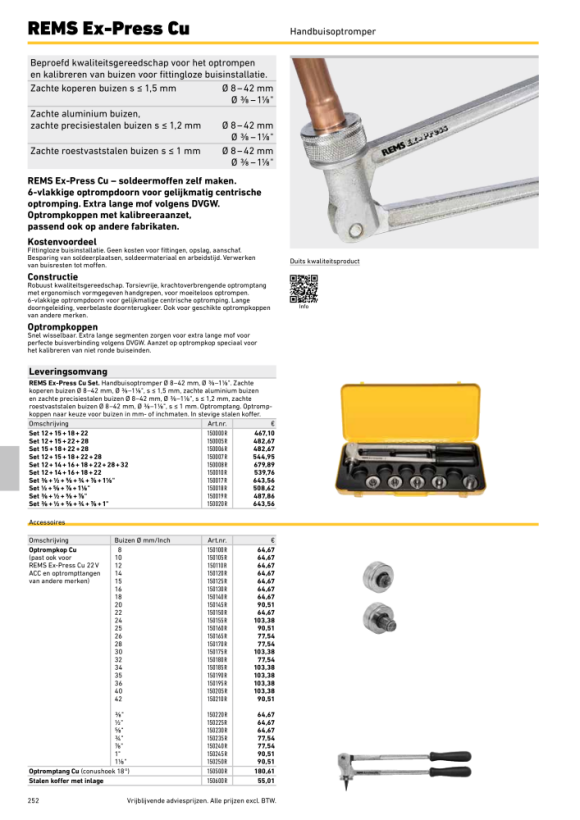 REMS Ex-Press P Set RH HEEFT 17-20-25 150027 R