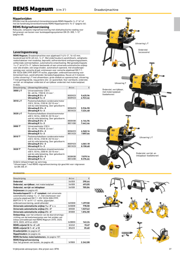 REMS Universele automatische snijkop 2 1/2-3” 381050 R