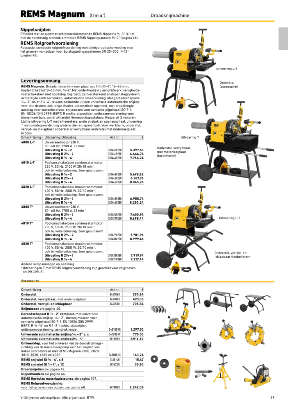 REMS Magnum 4020LT R2 1/2-4 380443 R380