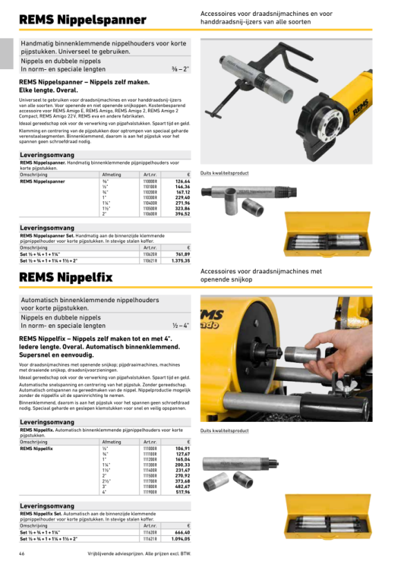 REMS Nippelsleutel 3/8” 110000 R