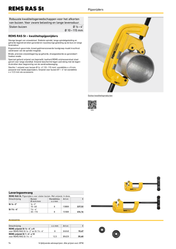 REMS RAS Cu-INOX 3-35, 113350 R