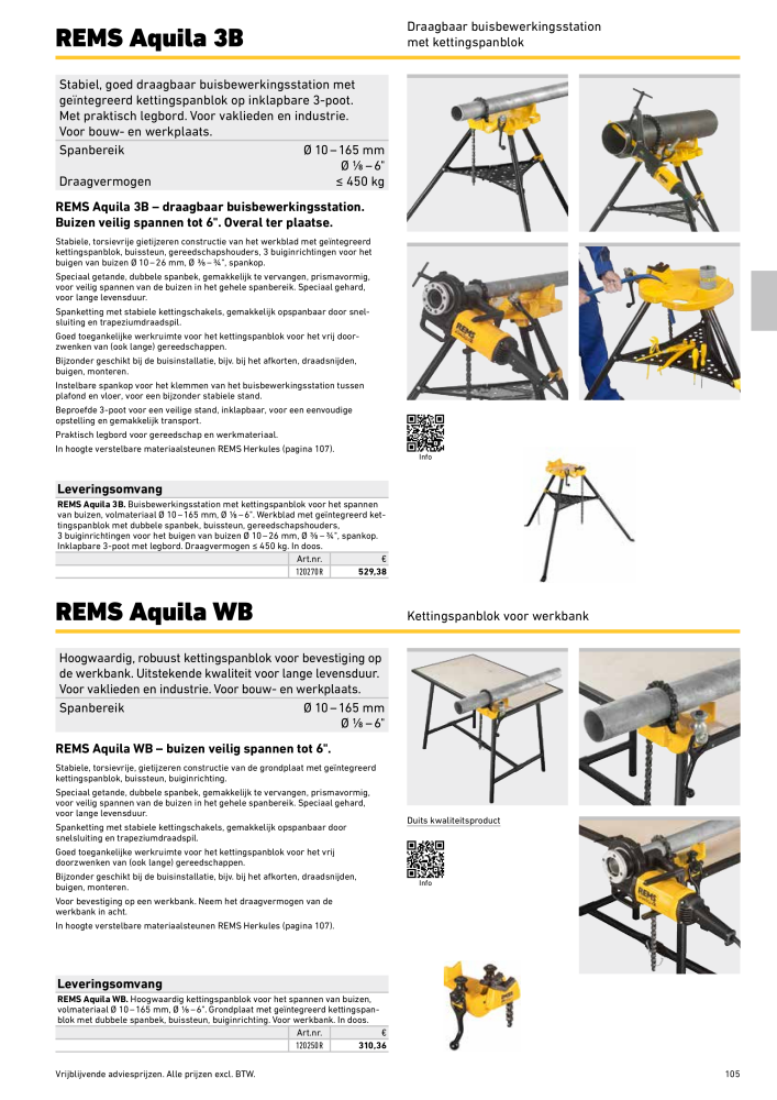 REMS Hoofdcatalogus Buisverwerking NR.: 20322 - Seite 105