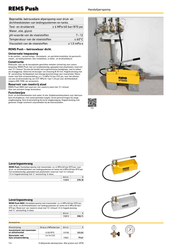 REMS Hoofdcatalogus Buisverwerking Č. 20322 - Strana 114