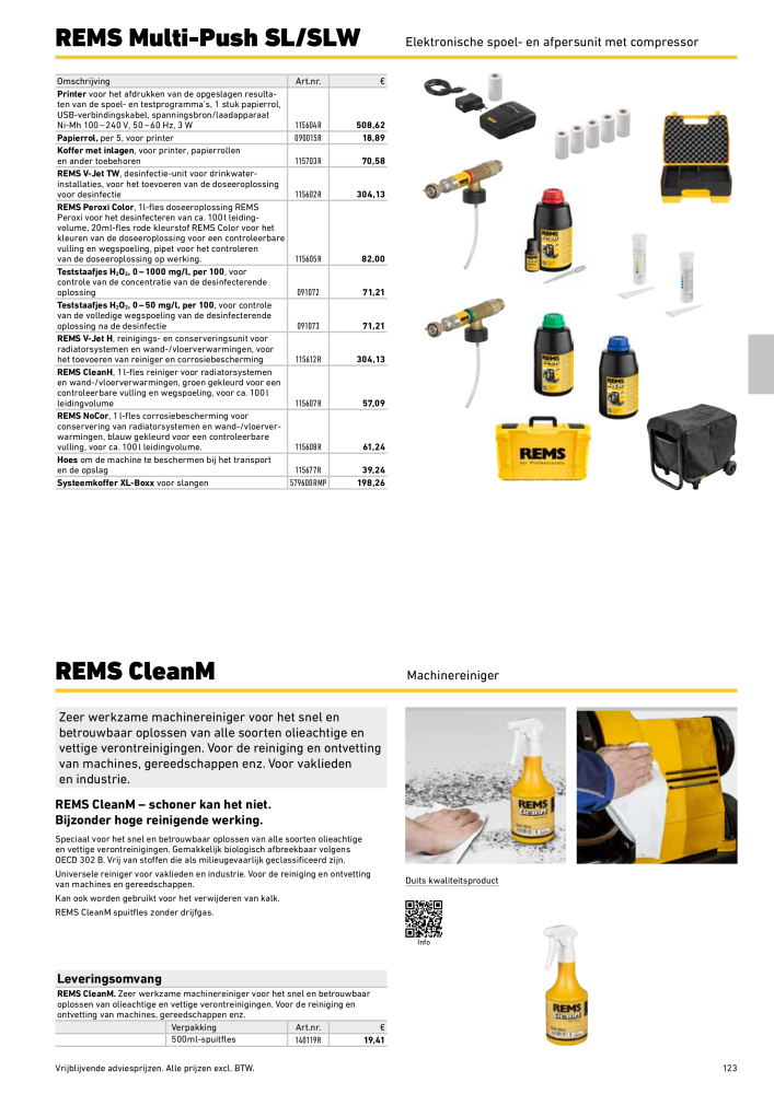 REMS Hoofdcatalogus Buisverwerking Č. 20322 - Strana 123