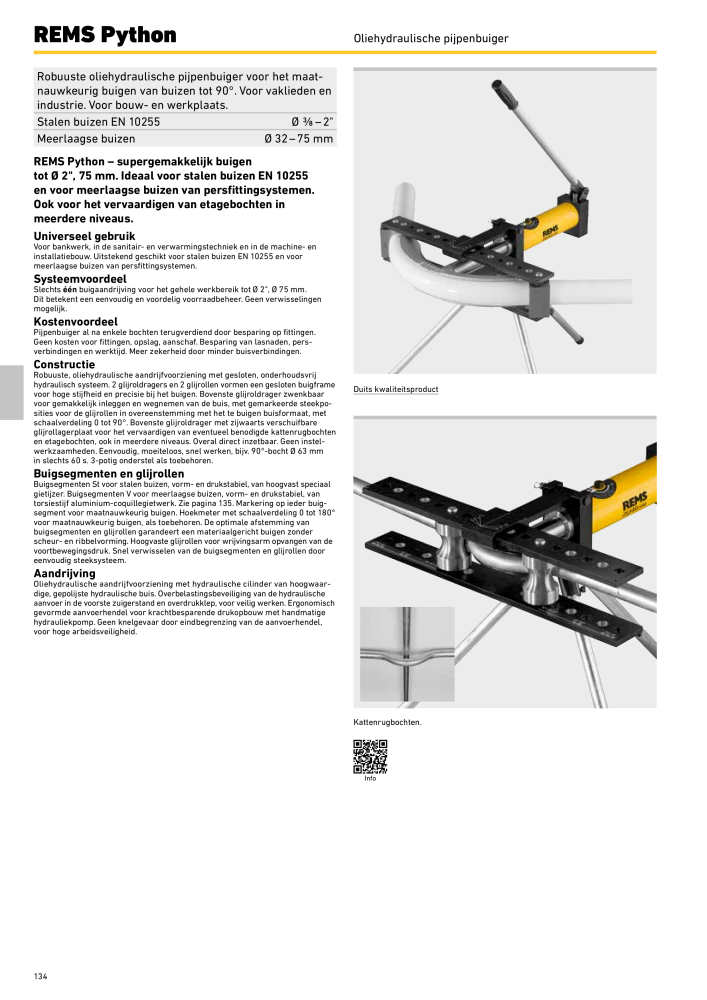 REMS Hoofdcatalogus Buisverwerking NR.: 20322 - Pagina 134