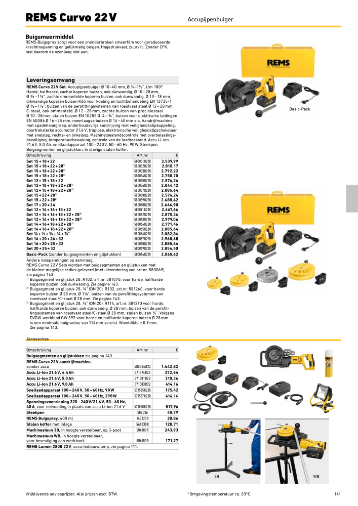 REMS Hoofdcatalogus Buisverwerking NR.: 20322 - Seite 141