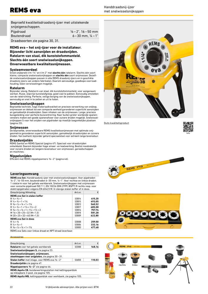 REMS Hoofdcatalogus Buisverwerking NR.: 20322 - Pagina 22