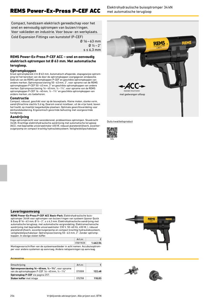 REMS Hoofdcatalogus Buisverwerking NR.: 20322 - Pagina 256