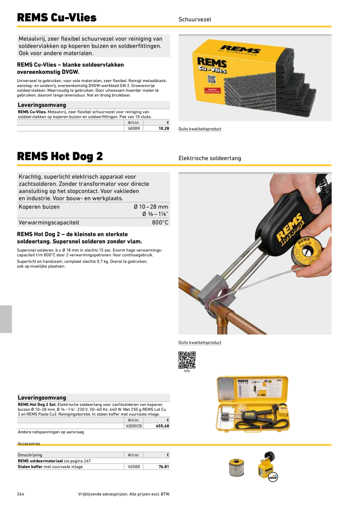 REMS Hoofdcatalogus Buisverwerking NR.: 20322 - Seite 264